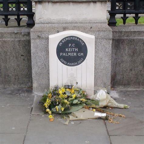 PC Keith Palmer GM Police Memorial Stone