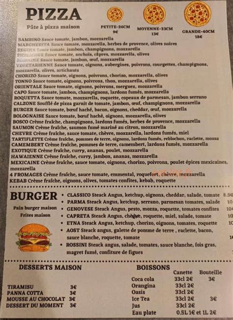 PIZZA ROMANE à Torreilles