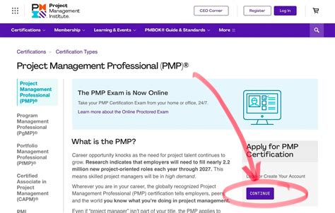 PMP Exam Application and Payment