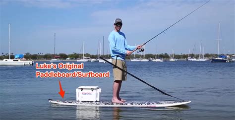 Paddle board fishing safety