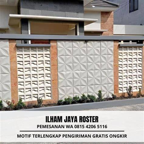 Pagar Roster Beton