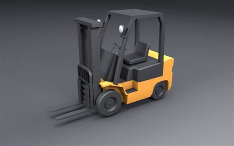 Paint 3D Fork Lift Library