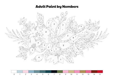 Paint By Numbers For Adults Free Printables