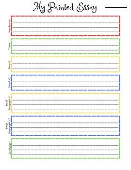 Painted Essay Template