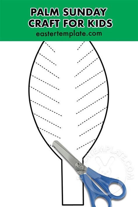 Palm Sunday Craft Template