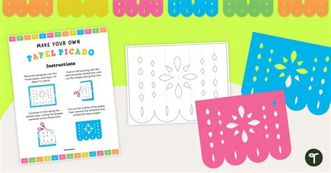 Papel Picado Banner Template