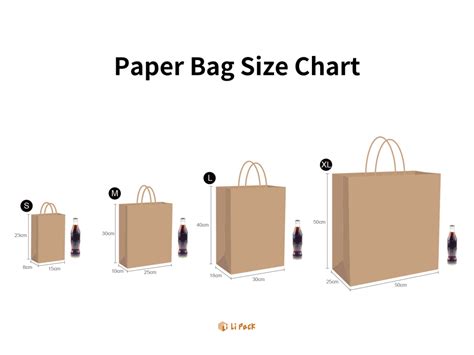 Paper Bag Size Chart