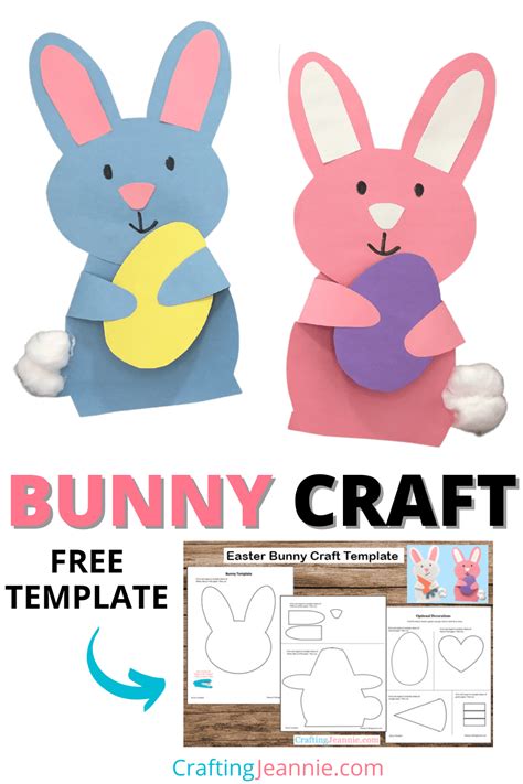 Paper Bunny Craft Template
