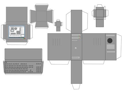 Paper Computer Template
