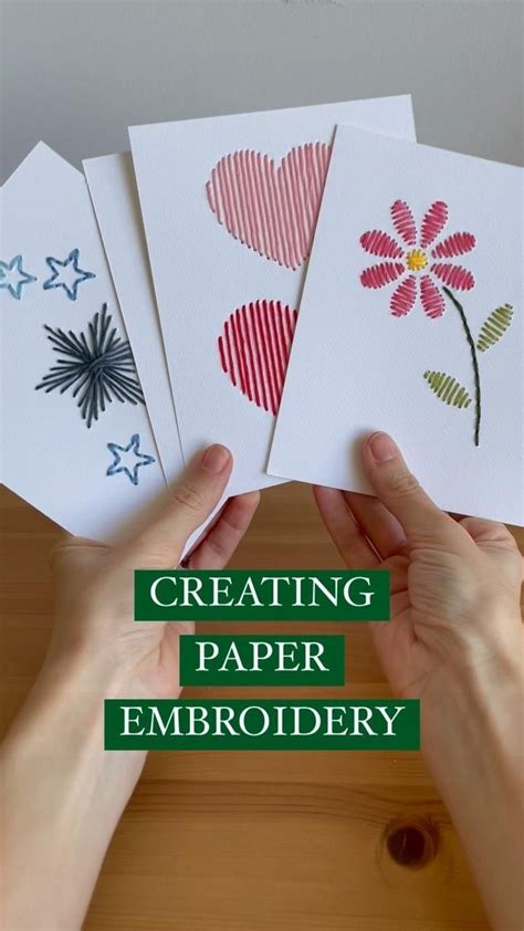 Paper Embroidery Templates
