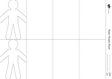Paper Family Chain Template