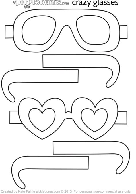 Paper Glasses Printable