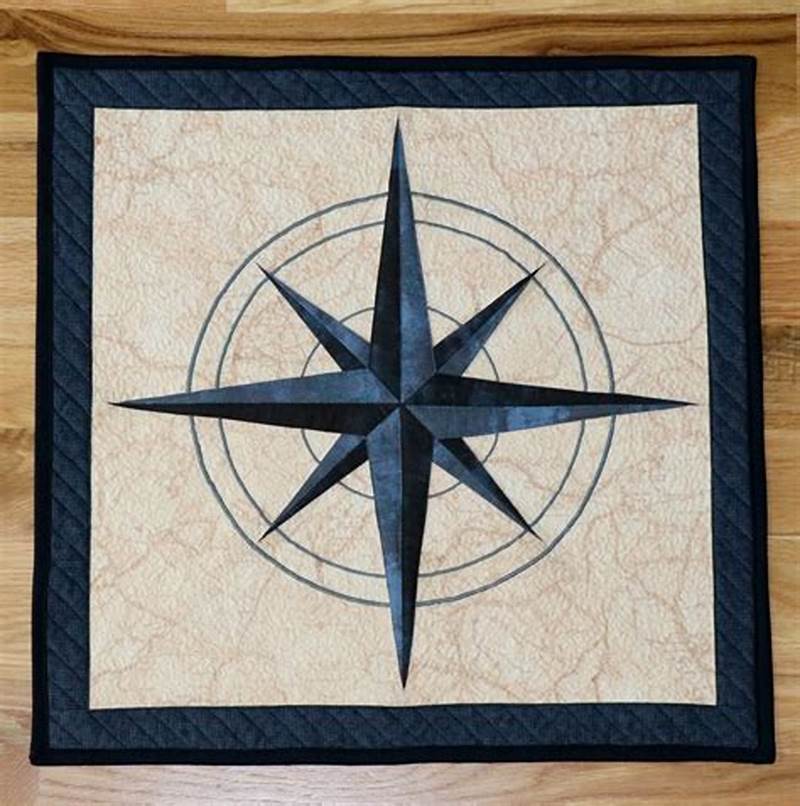 Paper Piecing Mariners Compass Quilt Pattern