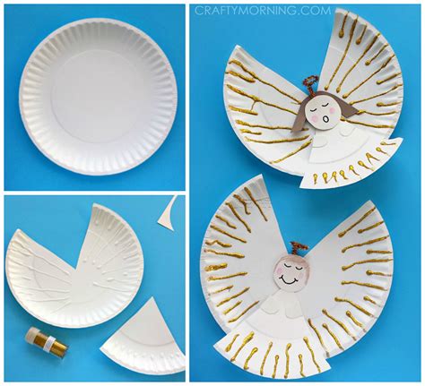 Paper Plate Angel Template