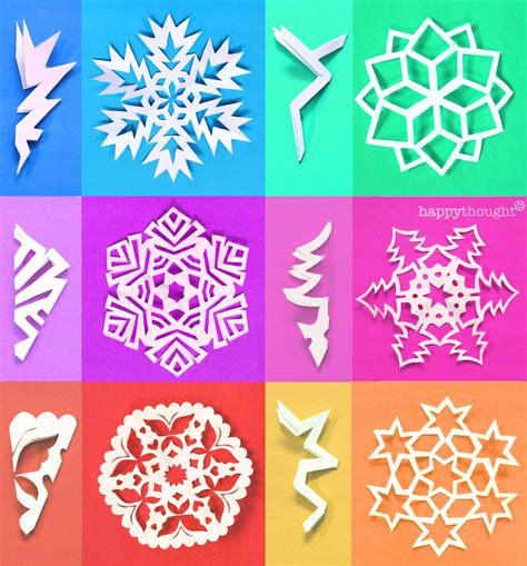 Paper Snowflakes Templates