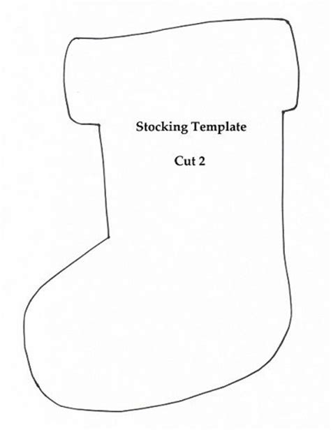 Paper Stocking Template