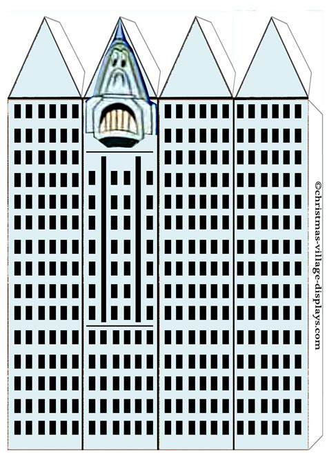 Paper Templates For Buildings