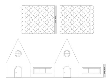 Papercraft House Template