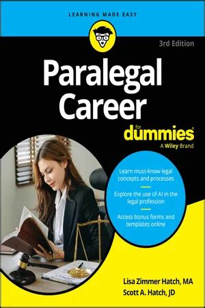 Paralegal Career For Dummies Book