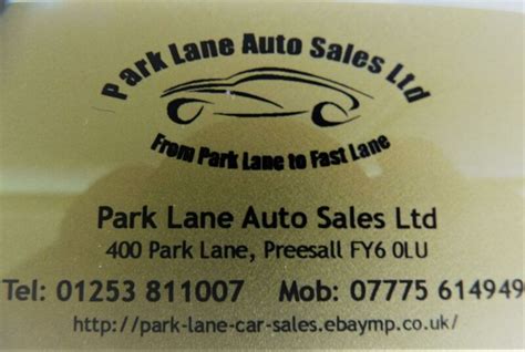 Park Lane Auto Sales Ltd