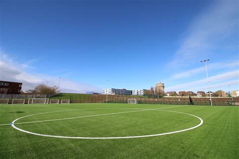 Park and football pitch
