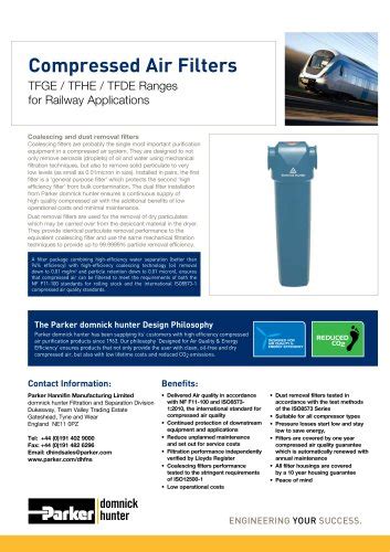 Parker Compressed Air Filter Catalog