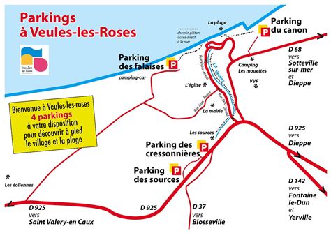 Parking du Canon à Veules-les-Roses