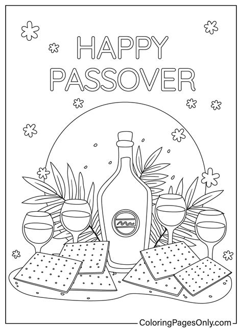 Passover Coloring Pages Free Printable