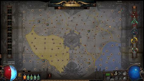 Path Of Exile War For The Atlas Printable Map
