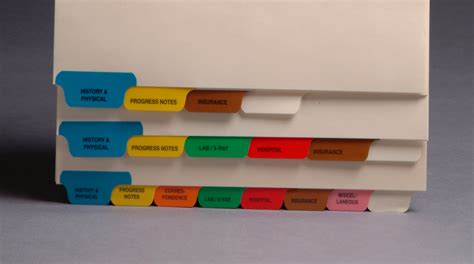 Patient Chart Dividers