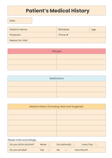 Patient List Template