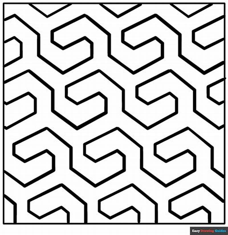 Pattern Coloring Sheet