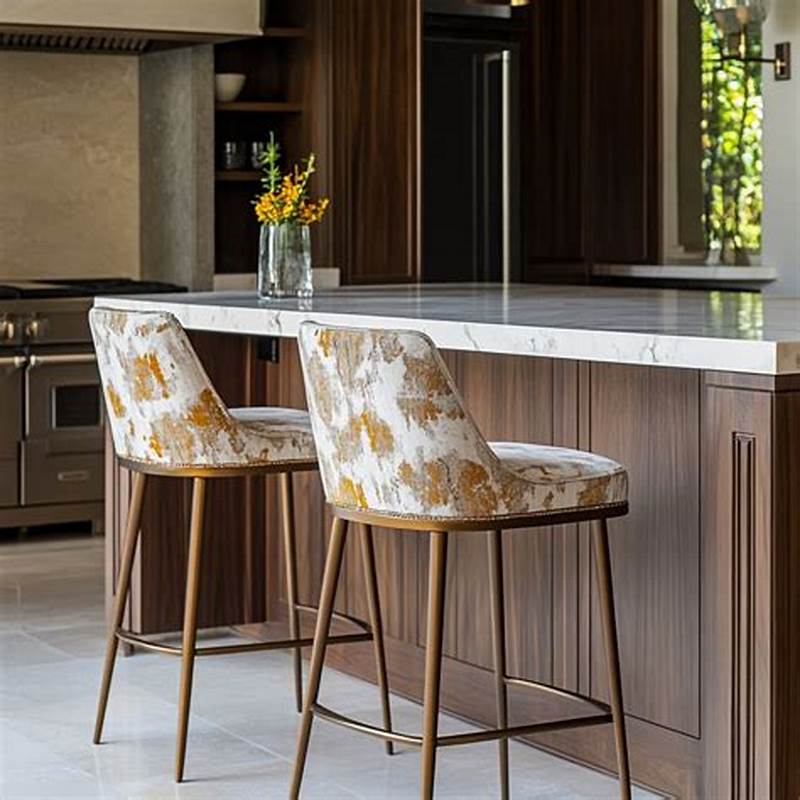 Pattern Counter Stools