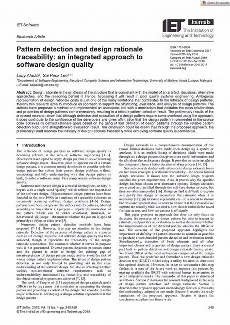 Pattern Detection Software