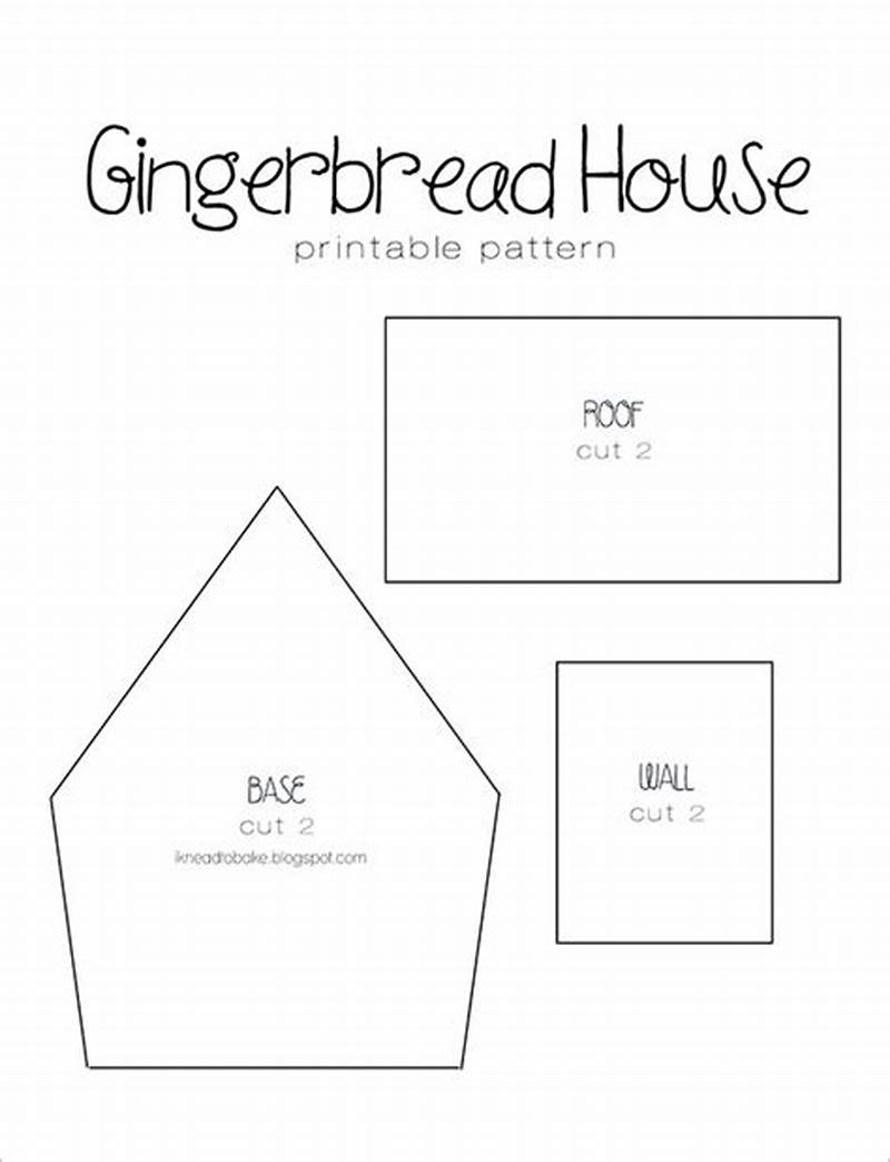 Pattern For Gingerbread House