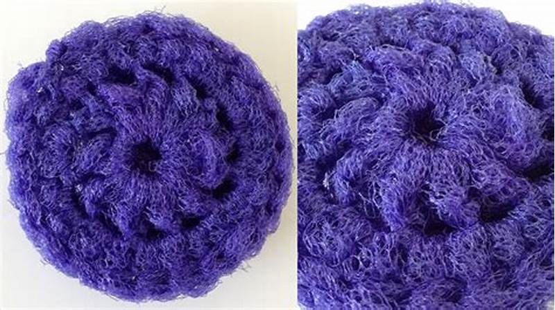 Pattern For Nylon Net Crochet Scrubbies