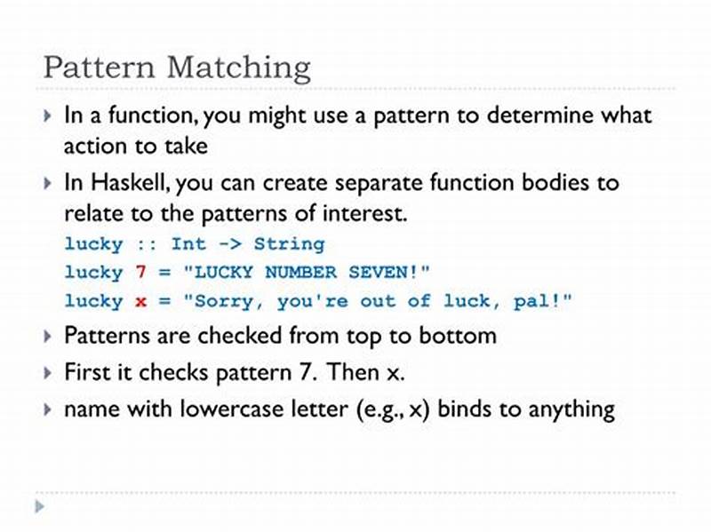 Pattern Matching Haskell
