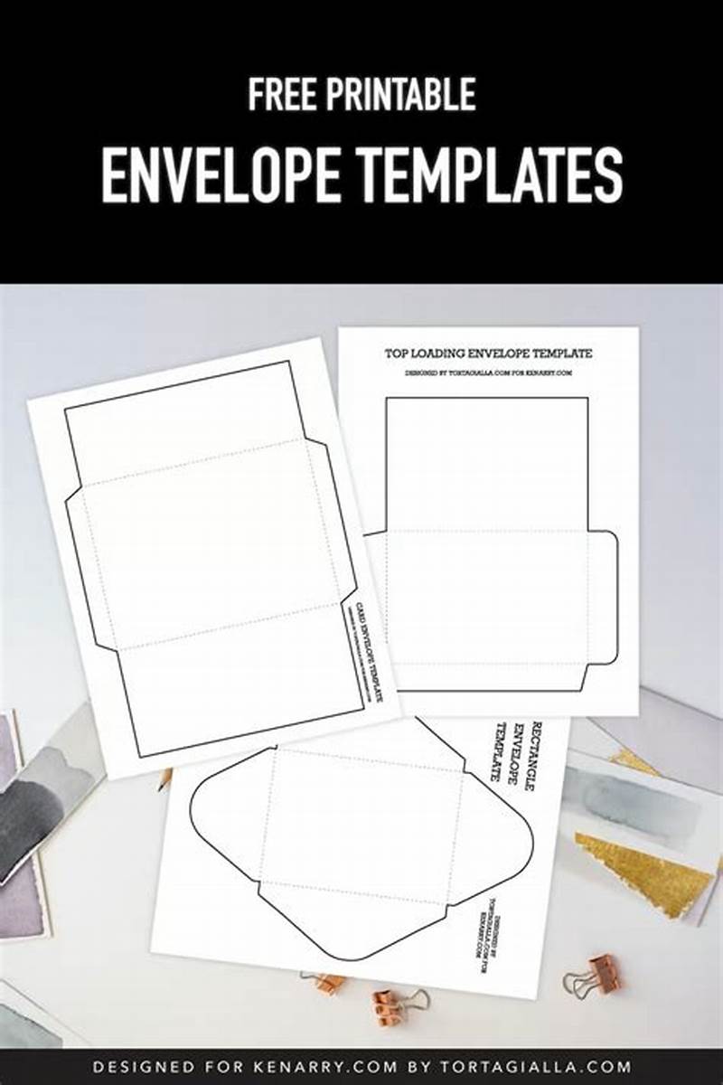 Pattern Printable Envelope Template