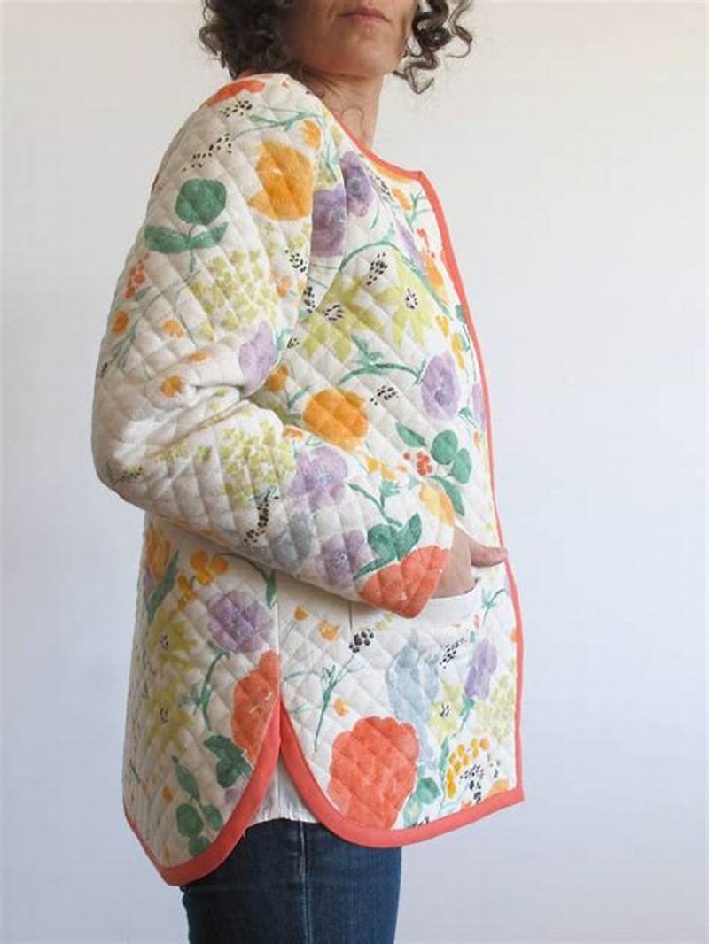 Pattern Quilted Jacket