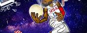 Paul George NBA Player Cartoon