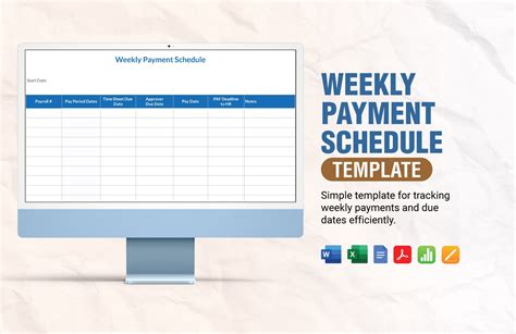 Payment Calendar Template