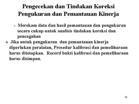 Pengecekan dan Koreksi