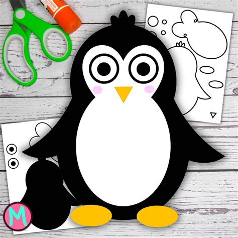 Penguins Templates For Craft