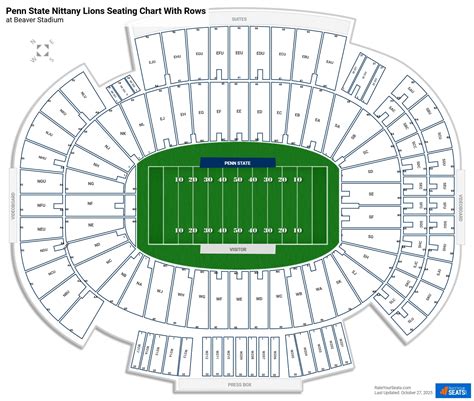 Penn State Football Stadium Seating Chart