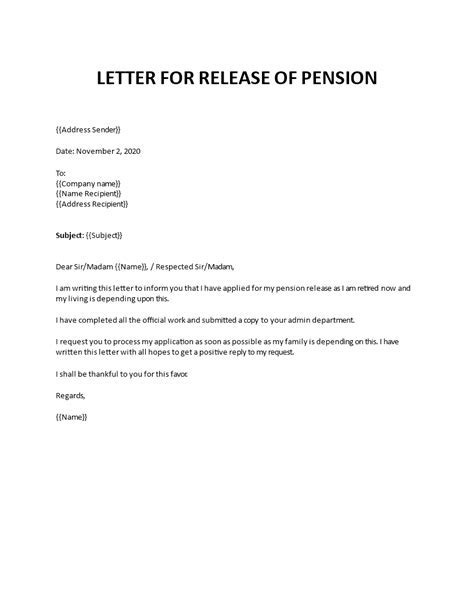 New format of letter pf 661
