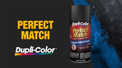 Perfect Match Dupli Color Chart