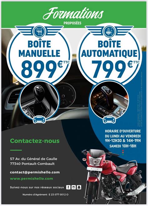 Permis Hello à Pontault-Combault