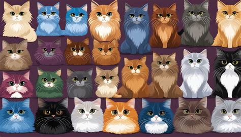 Persian Cat Colour Chart