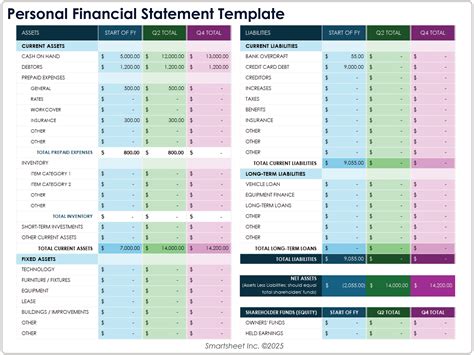 Personal Finance Excel Template
