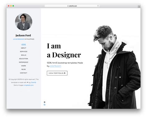 Personal Homepage Template